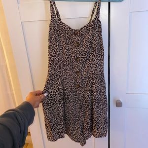 cheetah Hollister romper